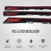 Peel and stick installation - ABS6487BLK gloss black grille overlay for 2017 Chevrolet Silverado 1500