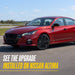 2022 Nissan Altima with Trim Illusion ABS6497BLK Gloss Black Grille Overlay installed