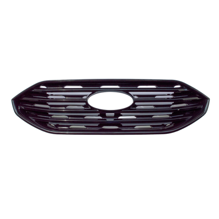 ABS6498BLK 1-piece gloss black grille overlay for 2022 Ford Edge