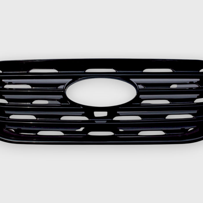 ABS6498BLK close front chrome delete grille overlay ford