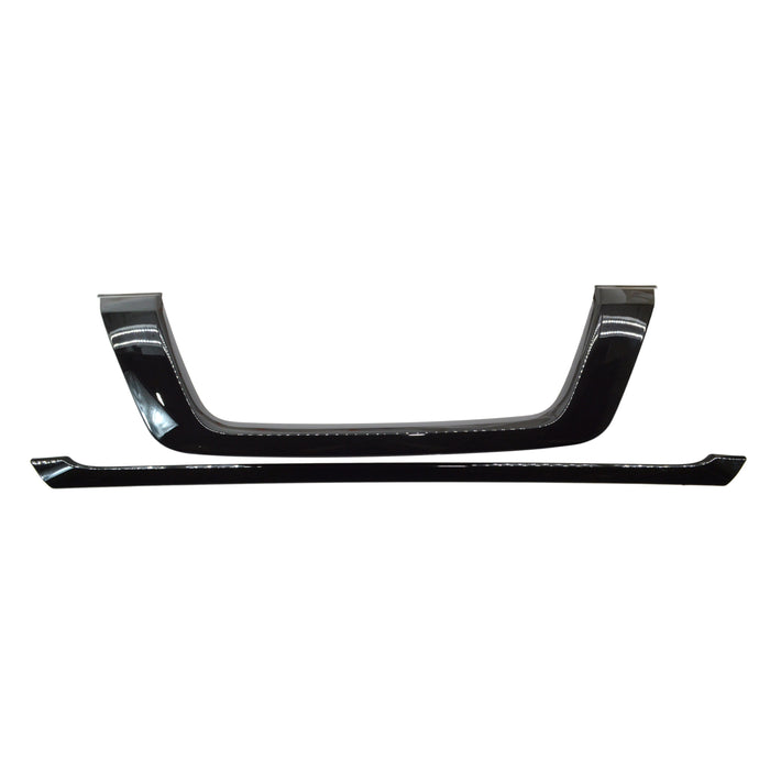 ABS6501BLK 2-piece gloss black grille overlay kit for 2020 Nissan Pathfinder