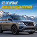 2020 Nissan Pathfinder with Trim Illusion ABS6501BLK Gloss Black Grille Overlay installed
