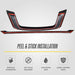 Peel & stick installation - ABS6501BLK grille overlay for 2021 Nissan Pathfinder