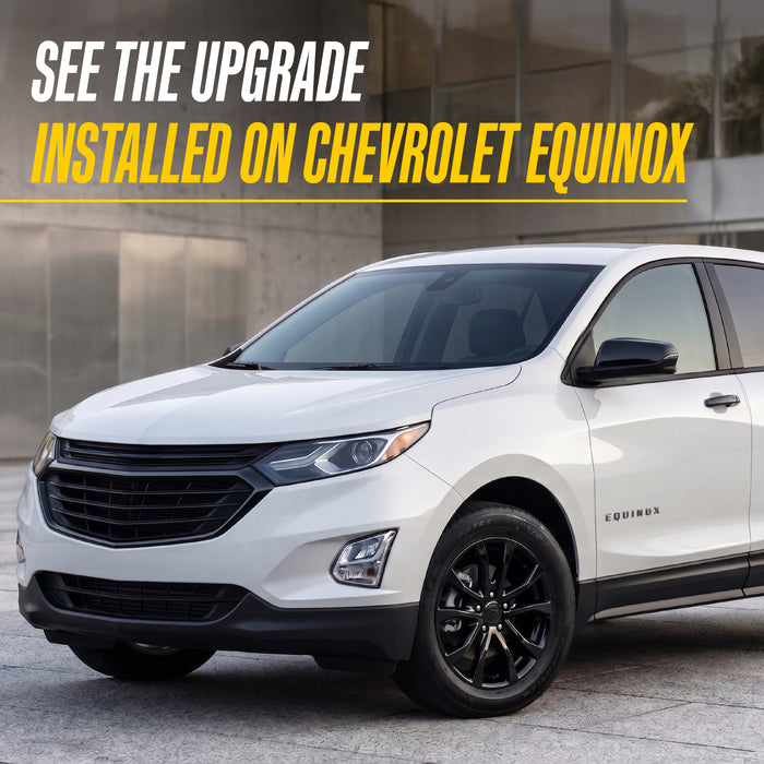 2021 Chevrolet Equinox with Trim Illusion ABS6502BLK Gloss Black Grille Overlay installed