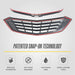 Patented snap-on technology - ABS6502BLK grille overlay for 2018 Chevrolet Equinox