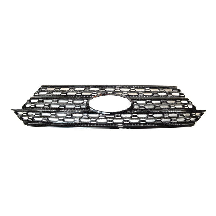 ABS6505BLK gloss black grille overlay for 2024 Ford Explorer