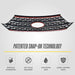 Snap-on installation - ABS6505BLK gloss black grille overlay for 2024 Ford Explorer