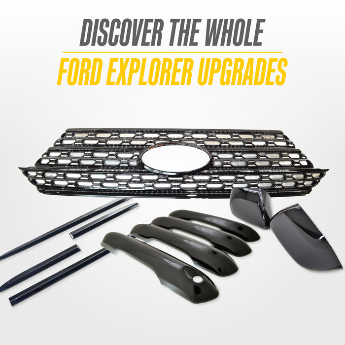 Matching Trim Illusion gloss black upgrades for the 2020 Ford Explorer