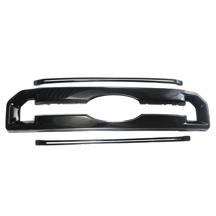 ABS6510BLK gloss black grille overlay for 2022 Ford F-350 Super Duty