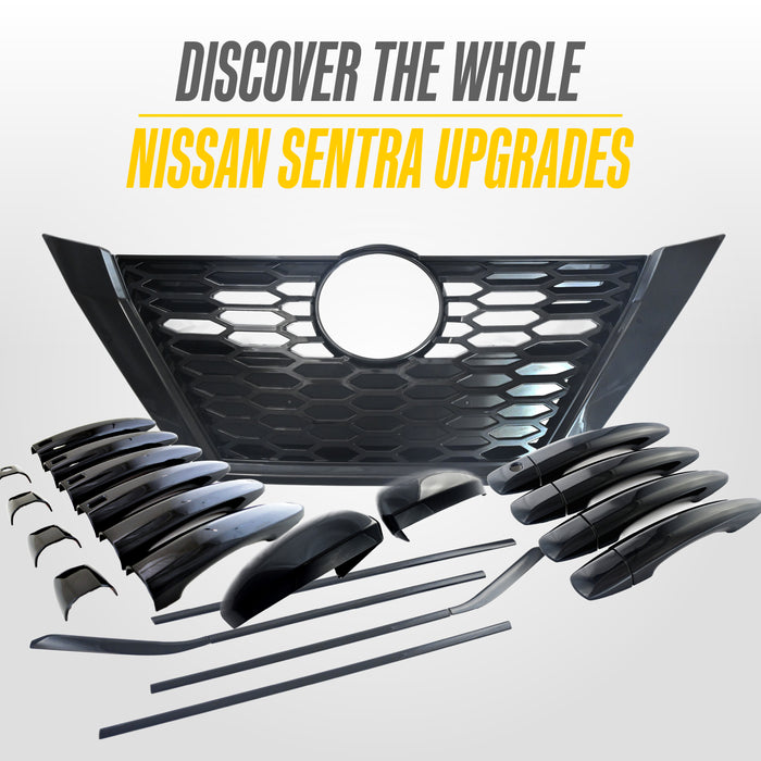 Matching Trim Illusion gloss black upgrades for the 2020 Nissan Sentra