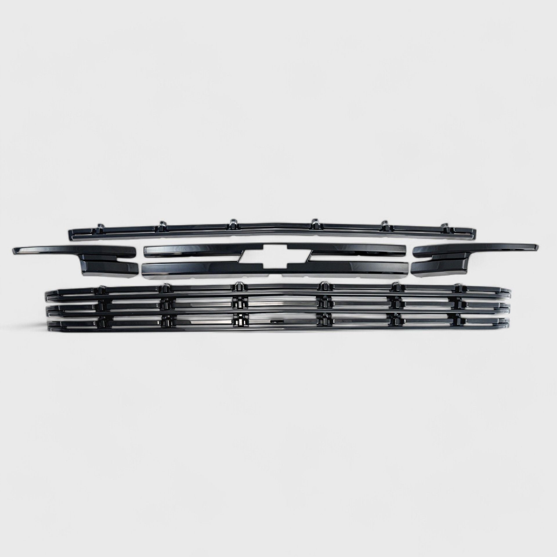 Chrome Delete Grille Overlay - ABS6512BLK — Trim Illusion