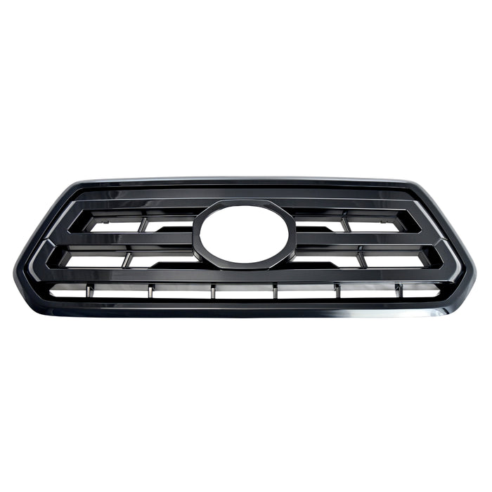 ABS6514BLK gloss black grille overlay for 2021 Toyota Tacoma