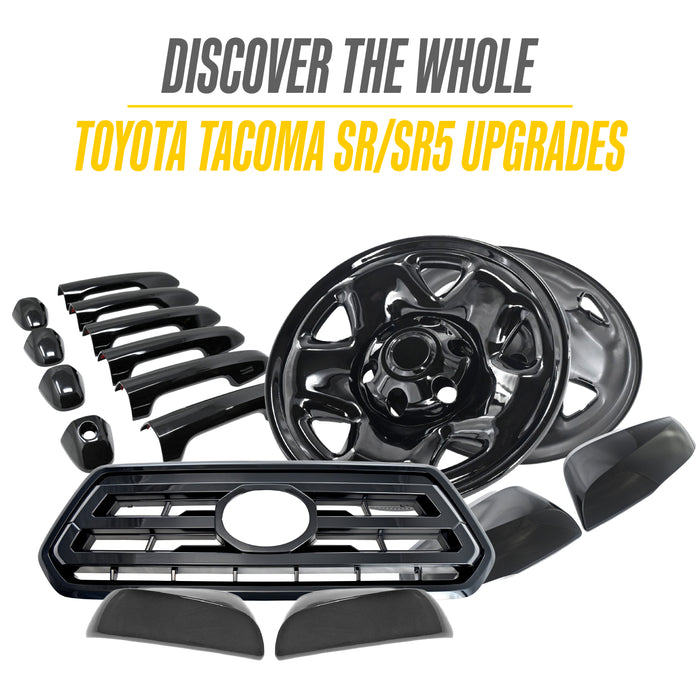 Matching Trim Illusion gloss black upgrades for the 2022 Toyota Tacoma