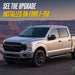 2019 Ford F-150 with Trim Illusion ABS6515BLK Gloss Black Grille Overlay installed