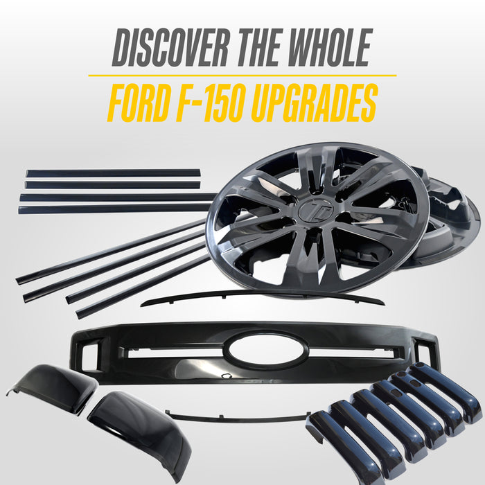 Matching Trim Illusion gloss black upgrades for the 2019 Ford F-150