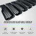 Patented ABS6522BLK gloss black grille overlay features for 2022 Jeep Wrangler