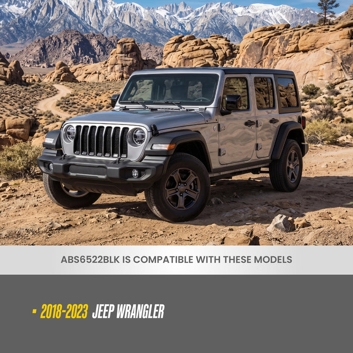 ABS6522BLK compatibility - fits 2021 Jeep Wrangler