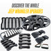 Matching Trim Illusion gloss black upgrades for the 2022 Jeep Wrangler