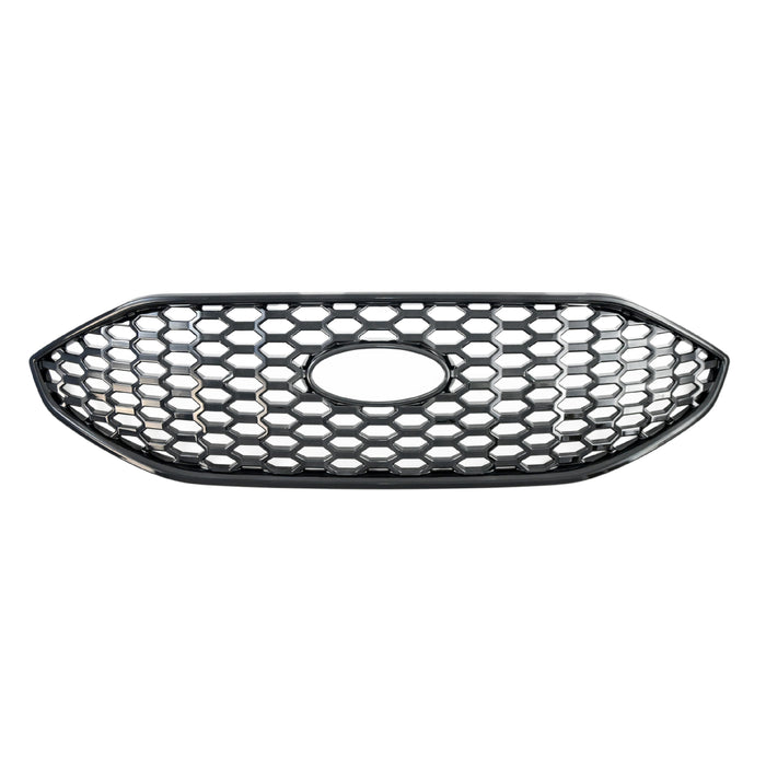 ABS6525BLK gloss black grille overlay for 2021 Ford Edge