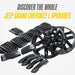 Matching Trim Illusion gloss black upgrades for the 2023 Jeep Grand Cherokee L