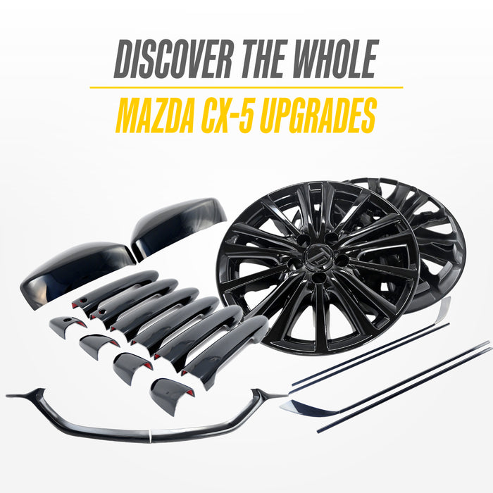 Matching Trim Illusion gloss black upgrades for the 2017 Mazda CX-5
