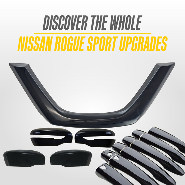 Matching Trim Illusion gloss black upgrades for the 2017 Nissan Rogue Sport