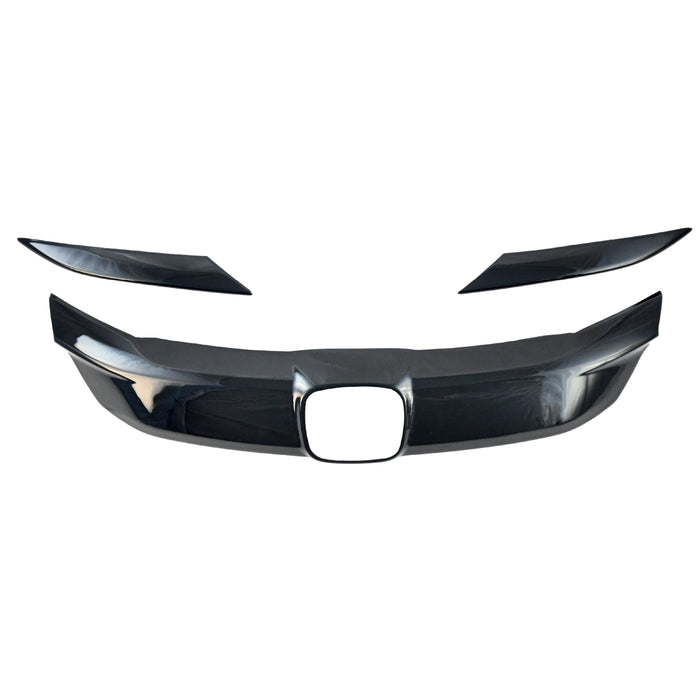 ABS6574BLK gloss black grille overlay for 2020 Honda HR-V