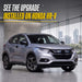 2021 Honda HR-V with Trim Illusion ABS6574BLK Gloss Black Grille Overlay installed
