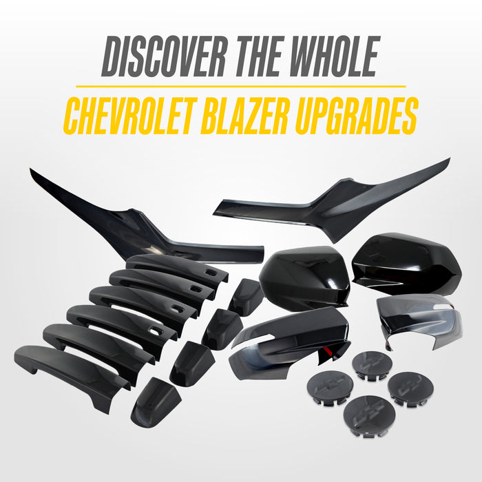 Matching Trim Illusion gloss black upgrades for the 2022 Chevrolet Blazer