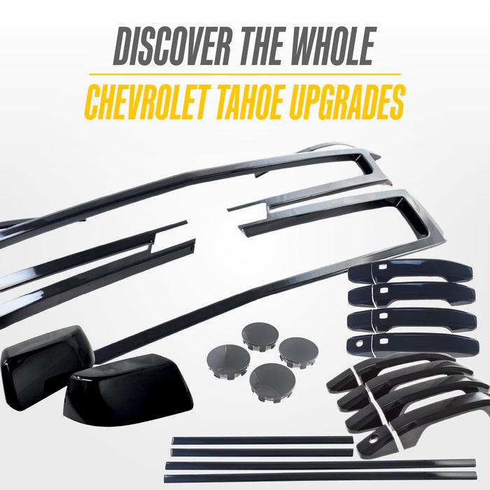 Matching Trim Illusion gloss black upgrades for the 2018 Chevrolet Tahoe