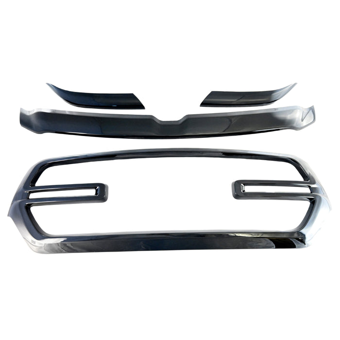 ABS6583BLK gloss black grille overlay for 2024 Ram 1500