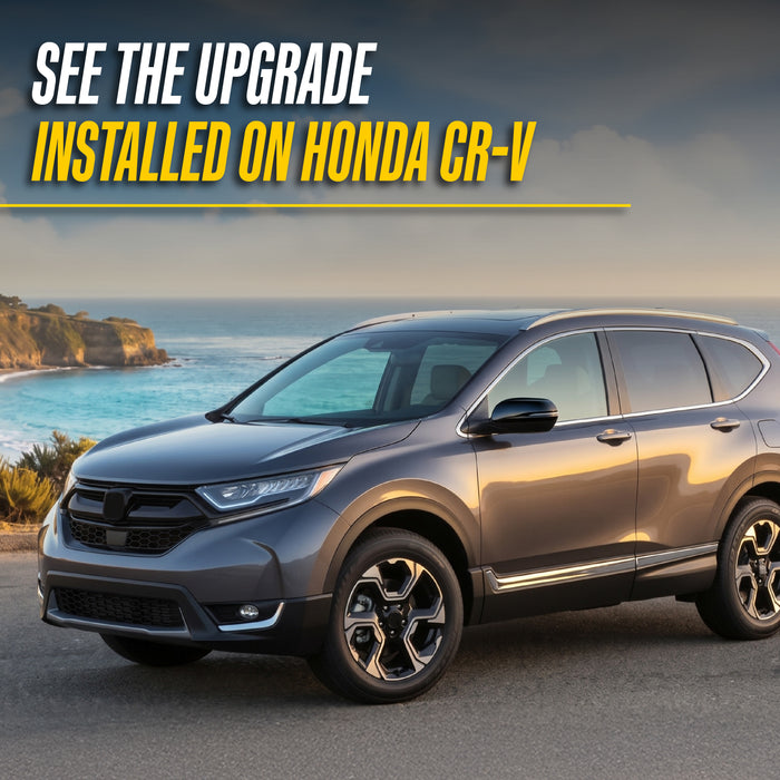 2019 Honda CR-V with Trim Illusion ABS6592BLK Gloss Black Grille Overlay installed