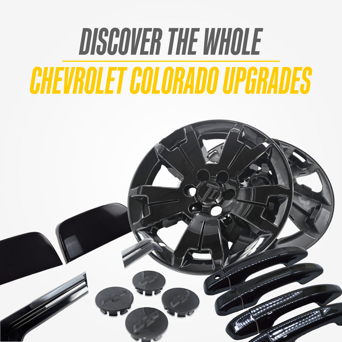 Matching Trim Illusion gloss black upgrades for the 2022 Chevrolet Colorado