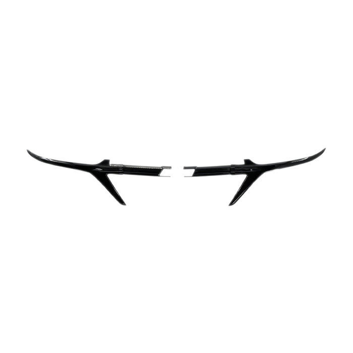 ABS6801BLK gloss black grille overlay for 2023 Chevrolet Equinox