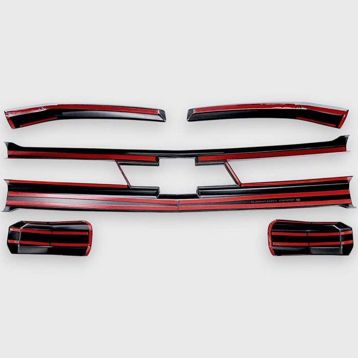 Chrome Delete Grille Overlay 2022-2023 Chevrolet Silverado