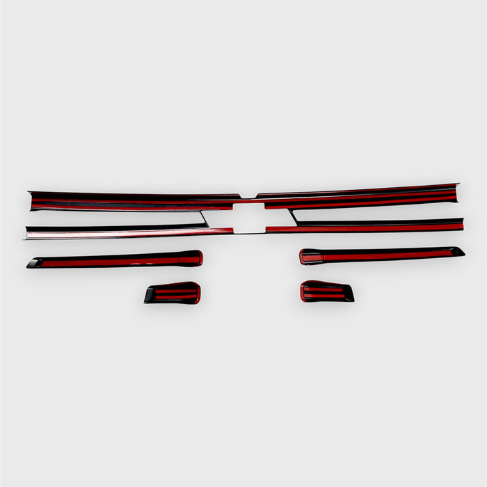 Chrome Delete Grille Overlay - ABS6812BLK