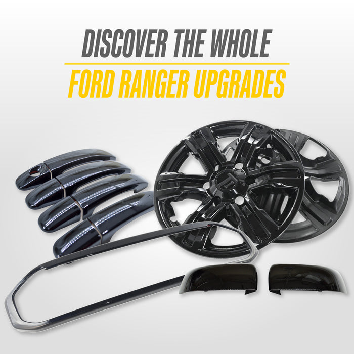 Matching Trim Illusion gloss black upgrades for the 2019 Ford Ranger