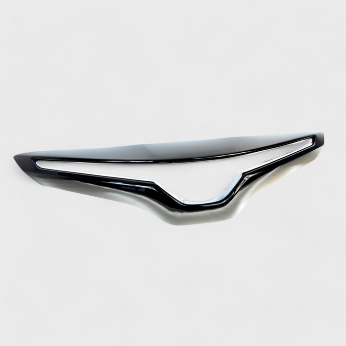 KARPAL Front Bumper Grille – Chrome & Dark Gray Mesh For 2012-2014 Toyota Camry LE XLE