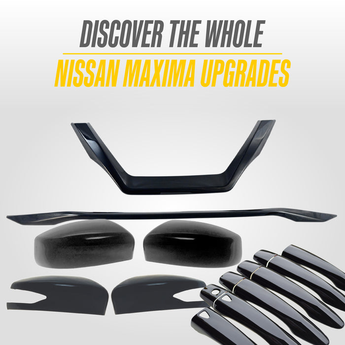 Matching Trim Illusion gloss black upgrades for the 2019 Nissan Maxima