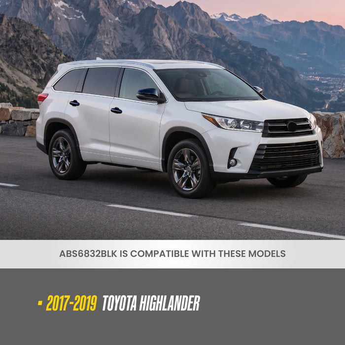 ABS6832BLK compatibility - fits 2017 Toyota Highlander