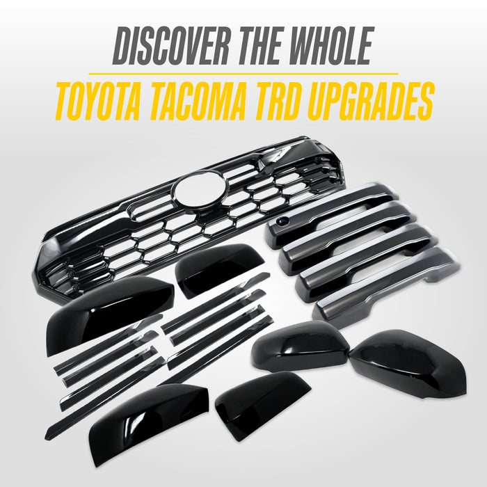 Matching Trim Illusion gloss black upgrades for the 2025 Toyota Tacoma TRD