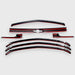 back side view chrome delete grille overlay for chevy tahoe high country