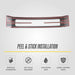 Peel and stick 3M adhesive - ABS6852BLK grille overlay for 2023 Ford F-150 Lariat