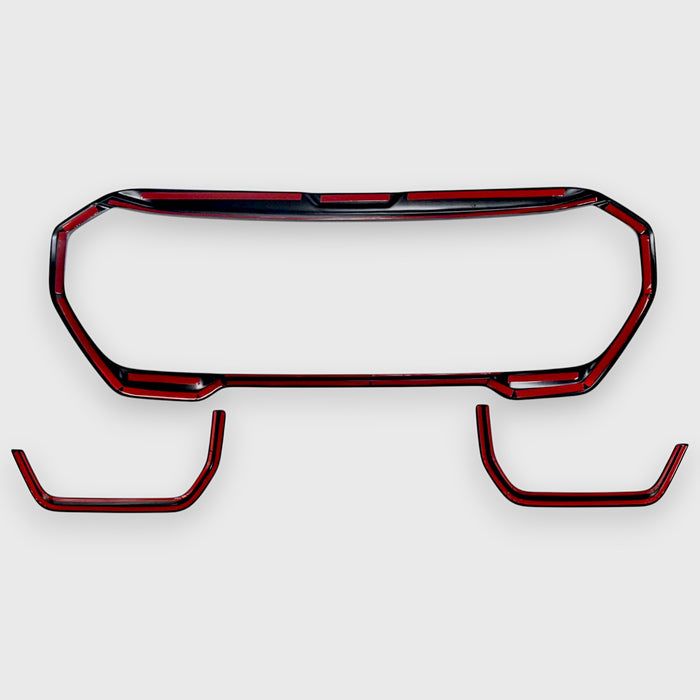 back side chrome delete grille overlay for gmc terrain sle 