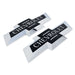 CBT6721-6714BLK 2-piece Chevrolet Centennial lettering set for 2018 Chevrolet Silverado 1500