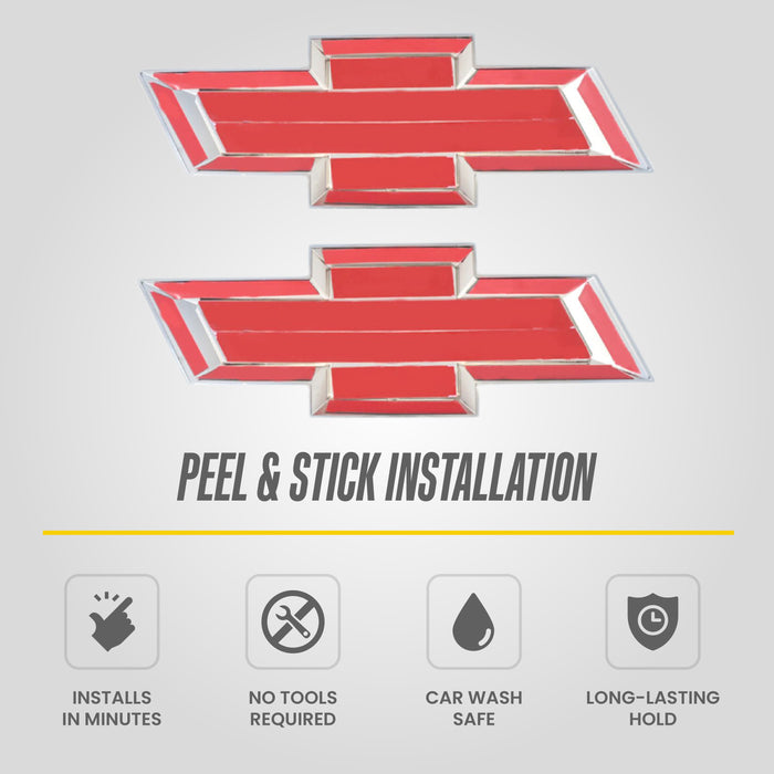 Peel & stick installation - CBT6721-6714BLK Centennial lettering set for 2018 Chevrolet Silverado 1500