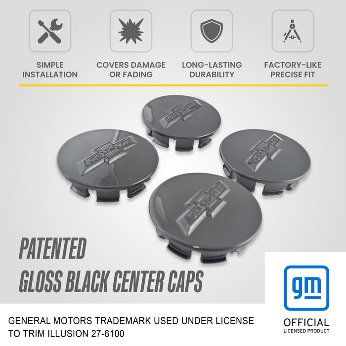 CCAP6804BLK wheel cap detail for 2018 Chevrolet Cruze