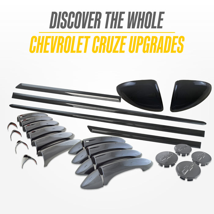 Matching Trim Illusion gloss black upgrades for the 2019 Chevrolet Cruze