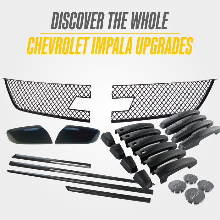 Matching Trim Illusion gloss black upgrades for the 2019 Chevrolet Impala