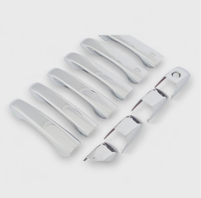 Dodge Magnum or Dodge Caliber or Dodge Avenger or Dodge Grand Caravan or Dodge Journey or Dodge Durango or Chrysler 300 or Chrysler Town & Country or Jeep Patriot or Jeep Grand Cherokee or Jeep Grand Cherokee WK or Volkswagen Routan Chrome Delete Door Handle Cover